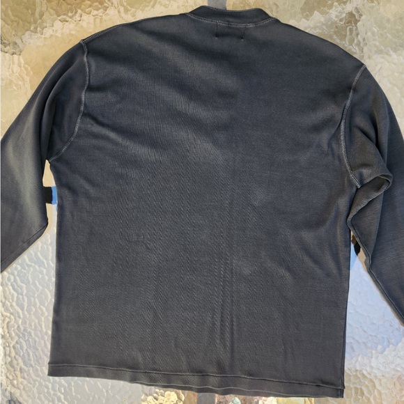 Cheyenne Outfitters Henley style Black Shirt - Picture 6 of 6